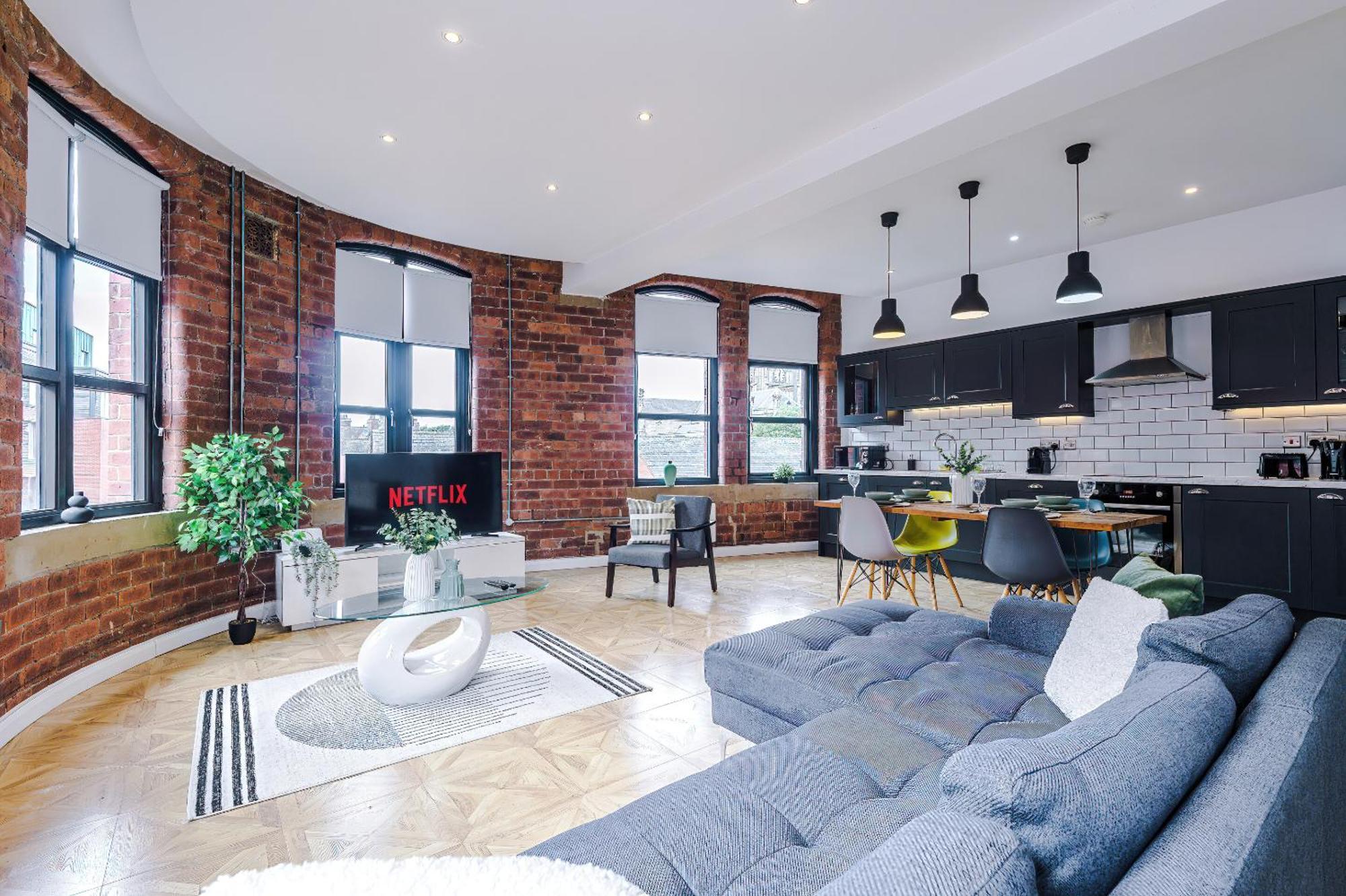 Luxury 2 King Beds In City Centre Лидс Экстерьер фото