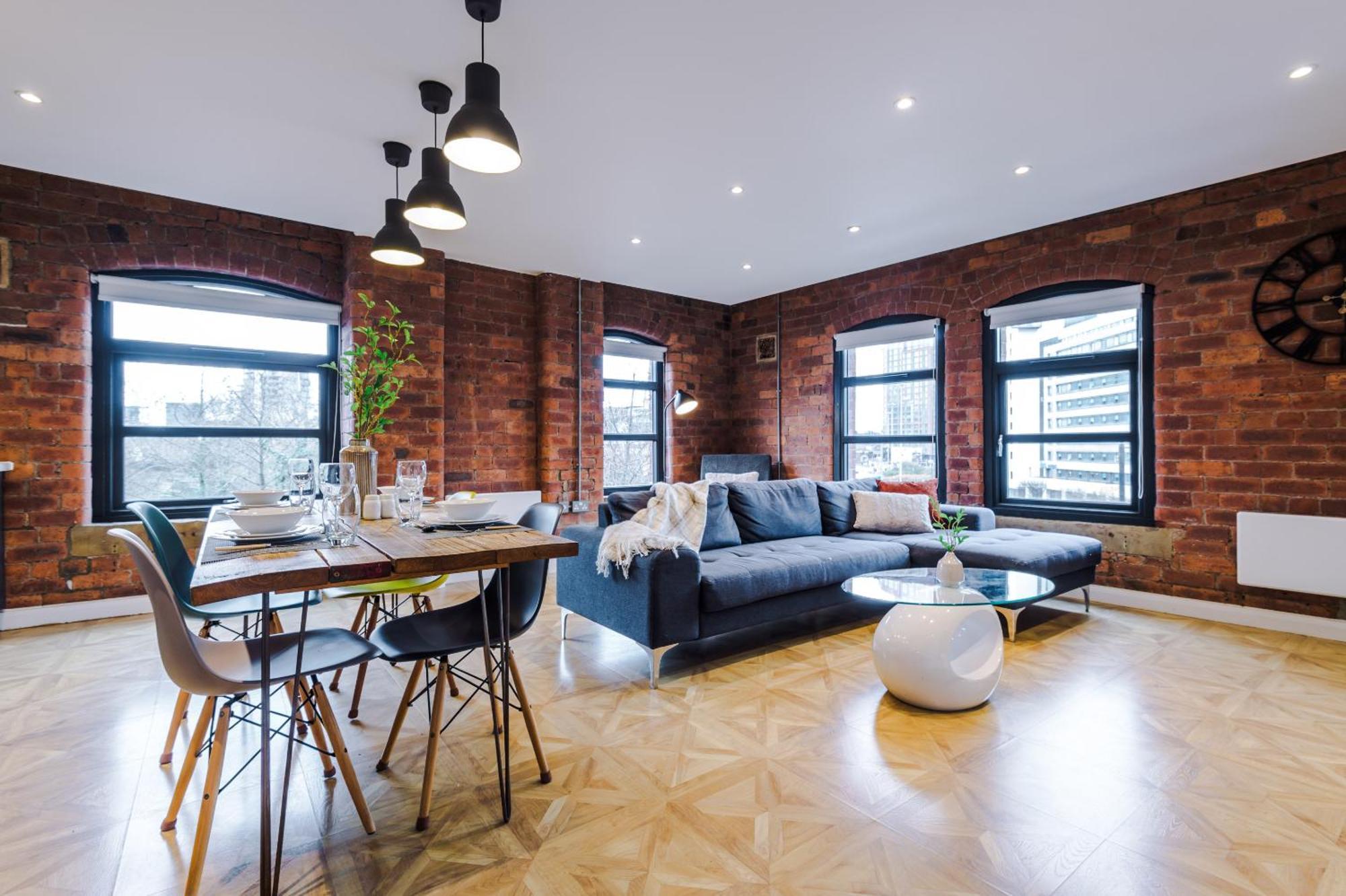 Luxury 2 King Beds In City Centre Лидс Экстерьер фото
